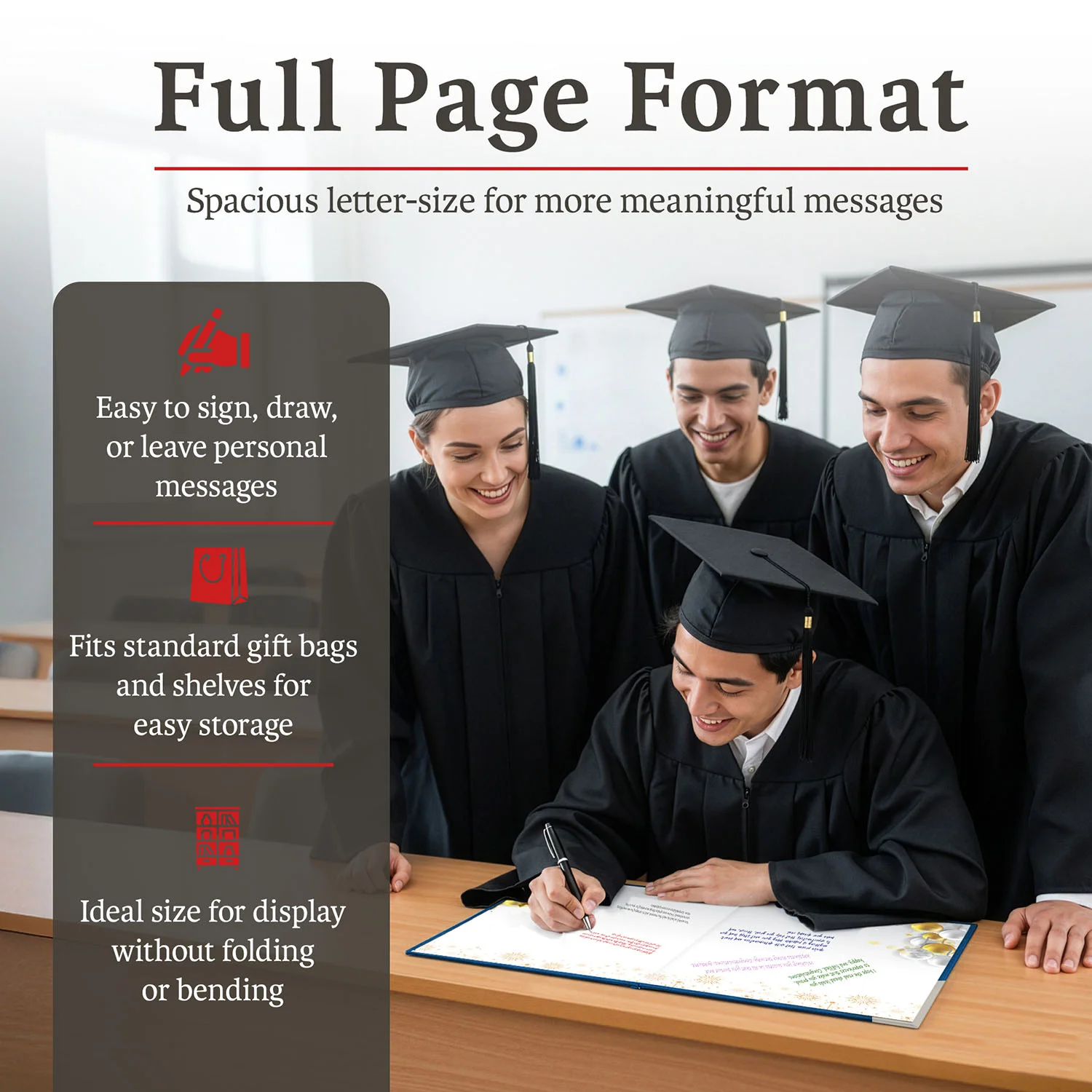 Personalized Multipurpose Guest Book - Cheers to New Beginnings (BLUE)